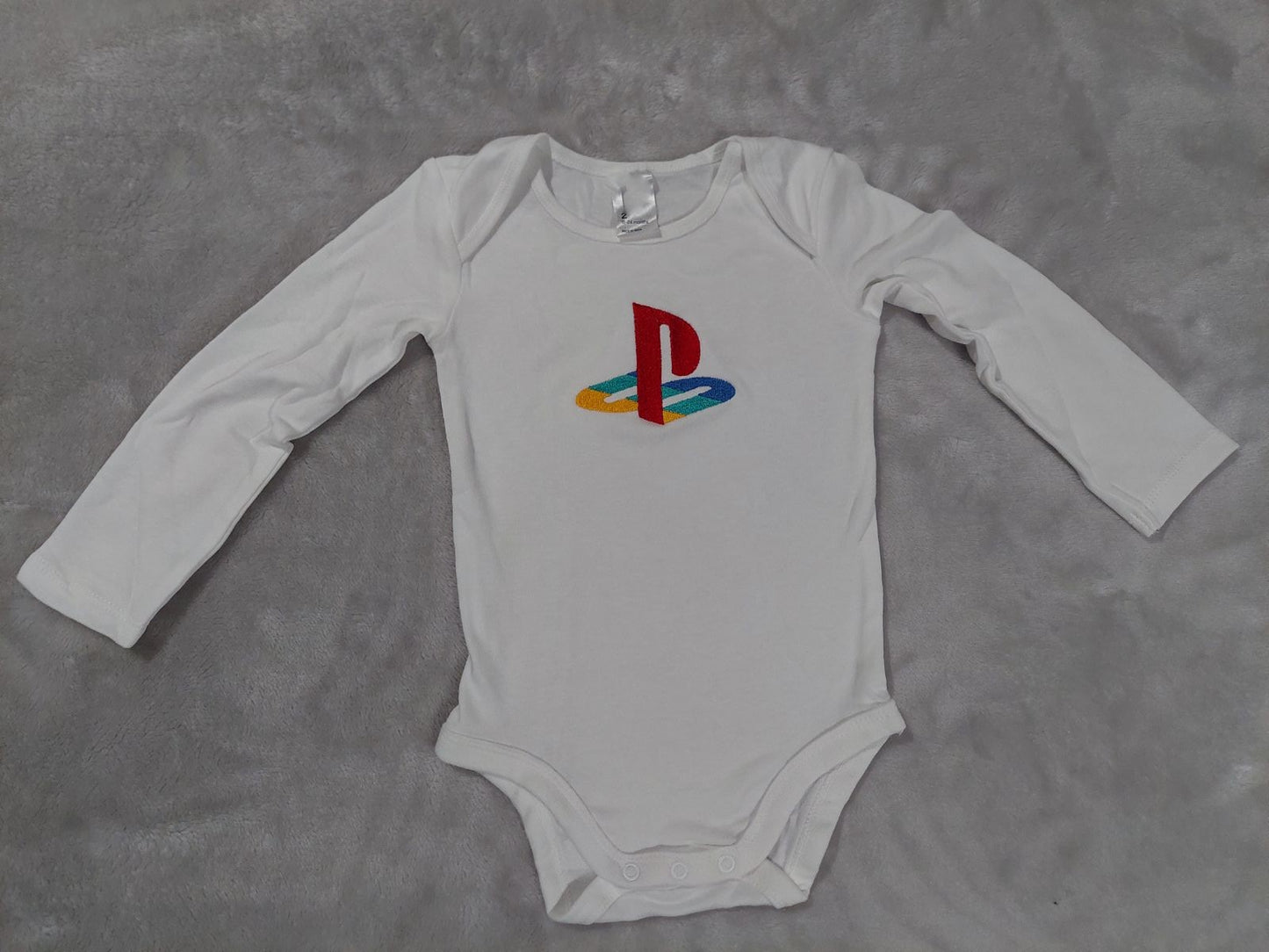 Playstation Embroidered Baby Bodysuit