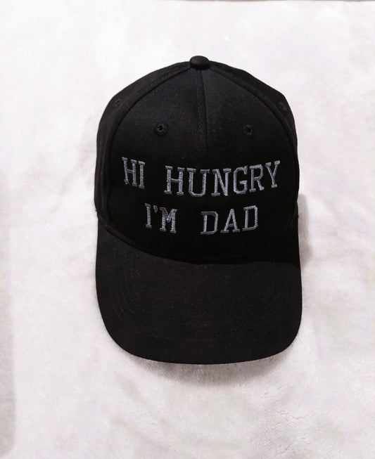 Hi Hungry I'm Dad Embroidered Cap