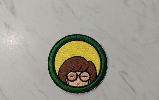 Daria Head Iron-on/Sew-on Embroidered Patch