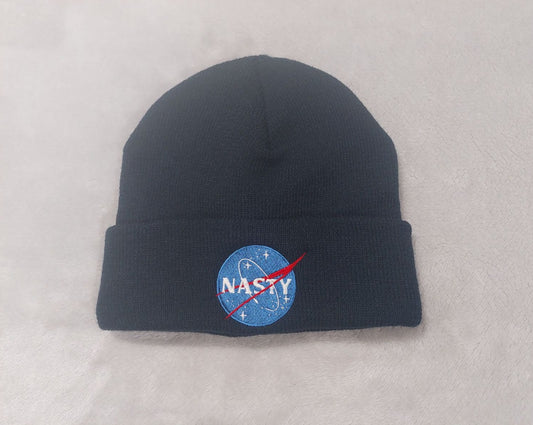 Nasty Embroidered Beanie