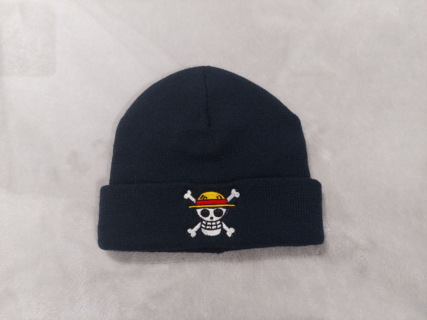 Straw Hats Skull & Bones Embroidered Beanie