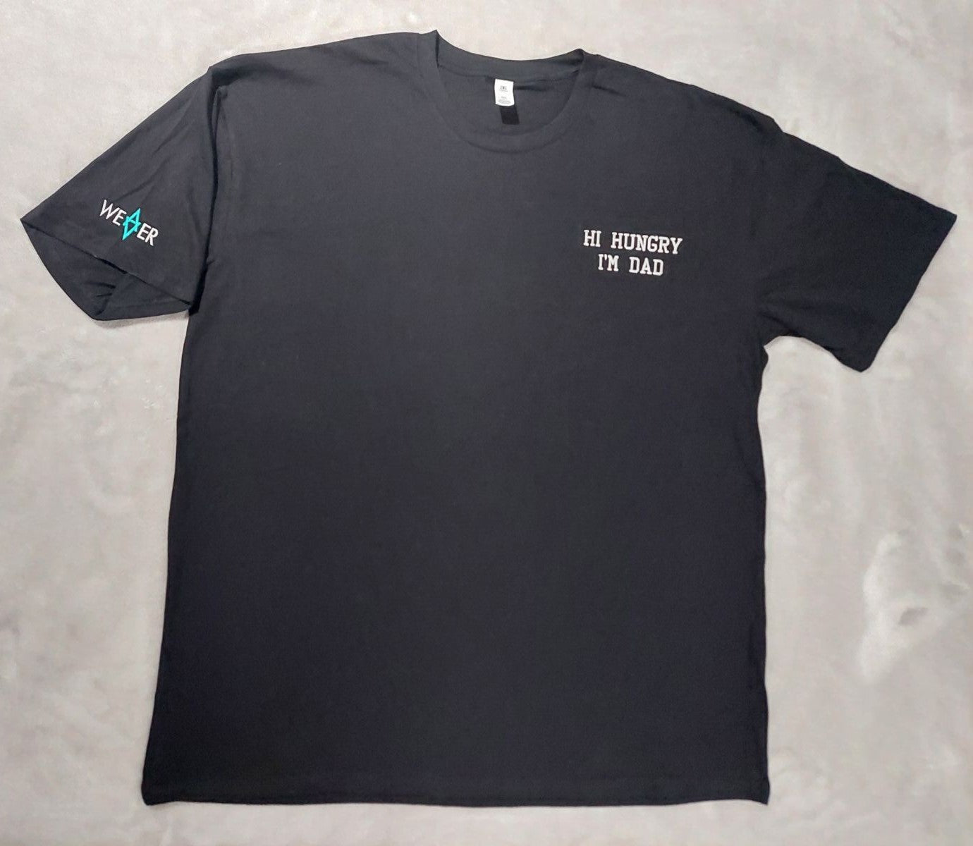 Hi Hungry I'm Dad Embroidered T Shirt