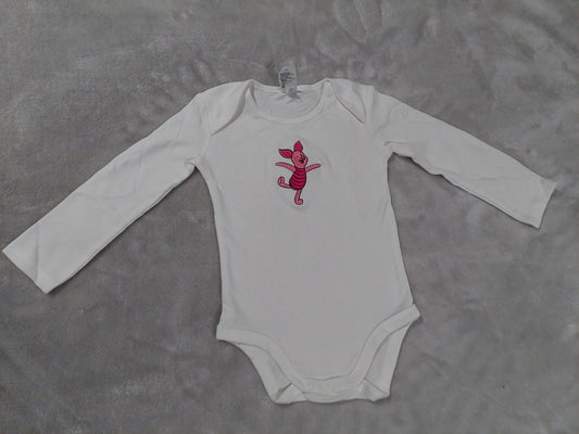 Piglet Embroidered Baby Bodysuit