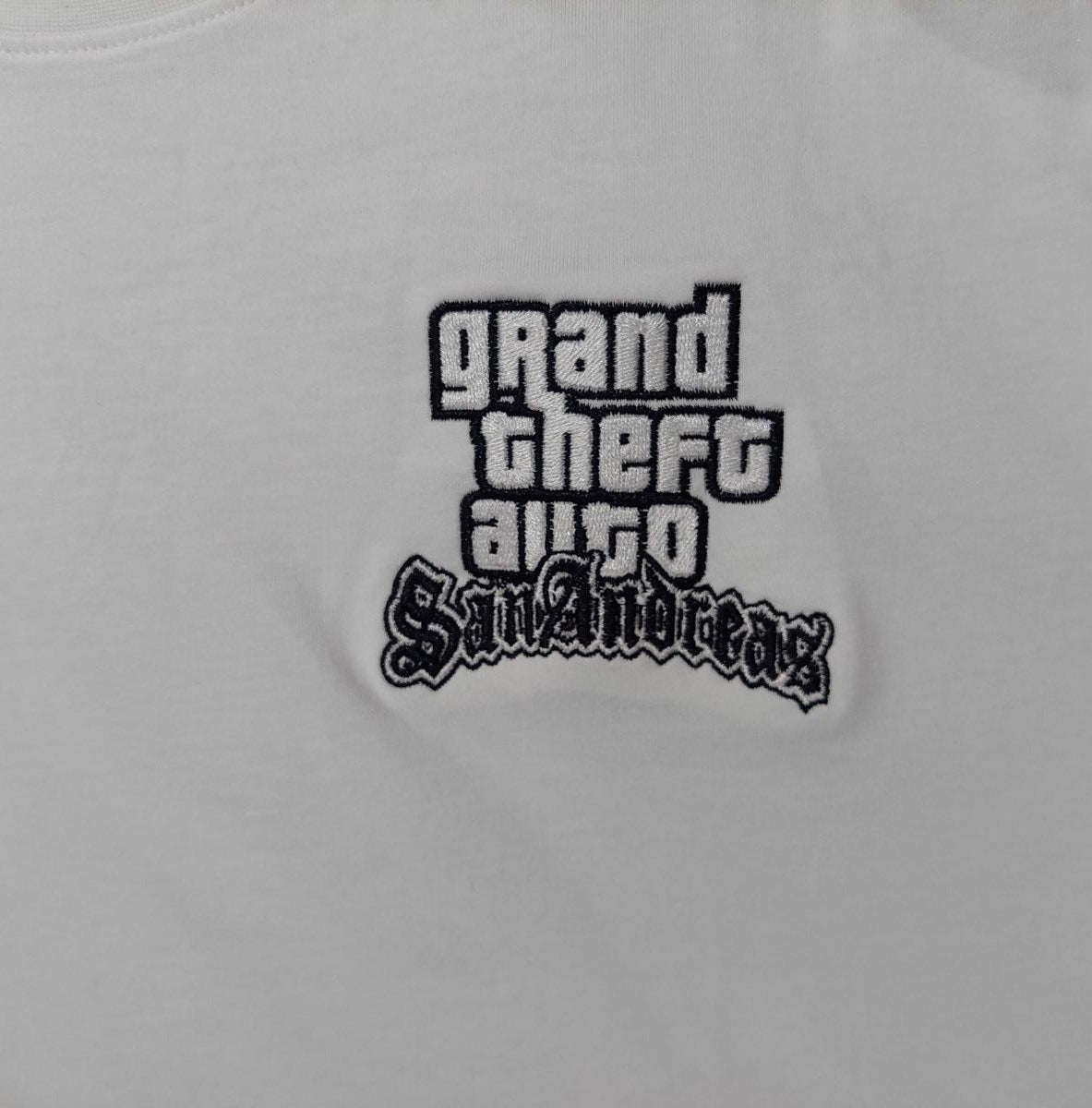 Grand Theft Auto San Andreas Embroidered T Shirt